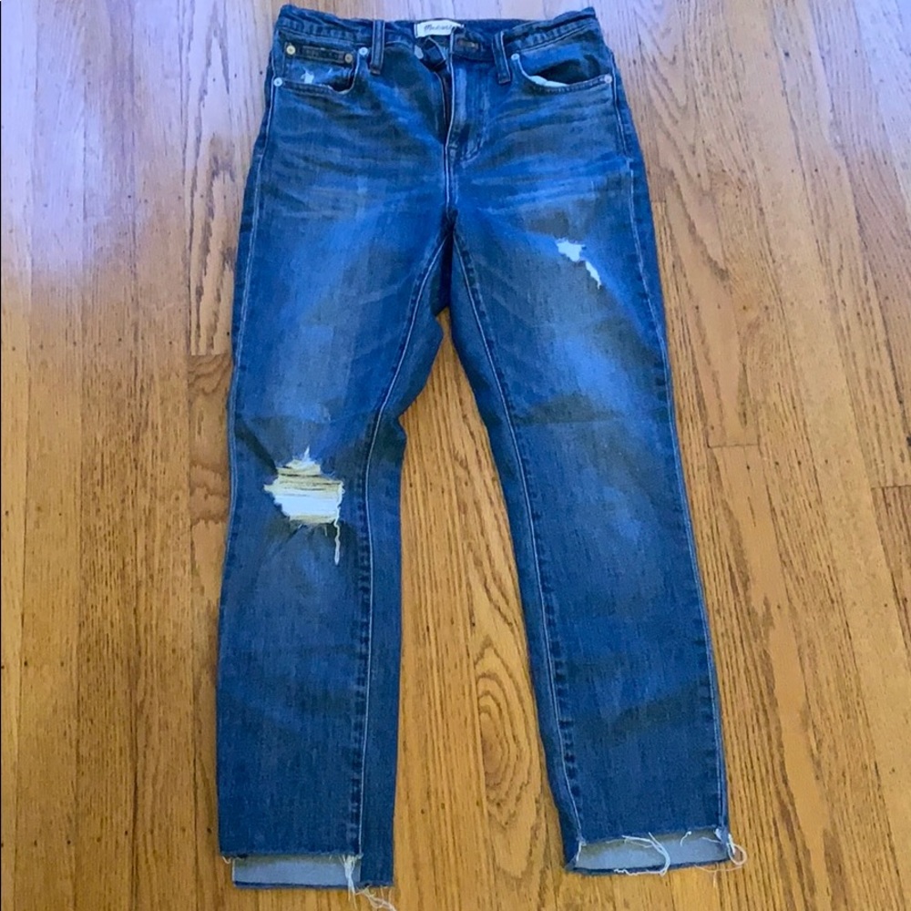 Made well step hem slim boy jean